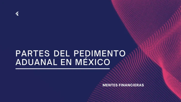 Partes del pedimento aduanero